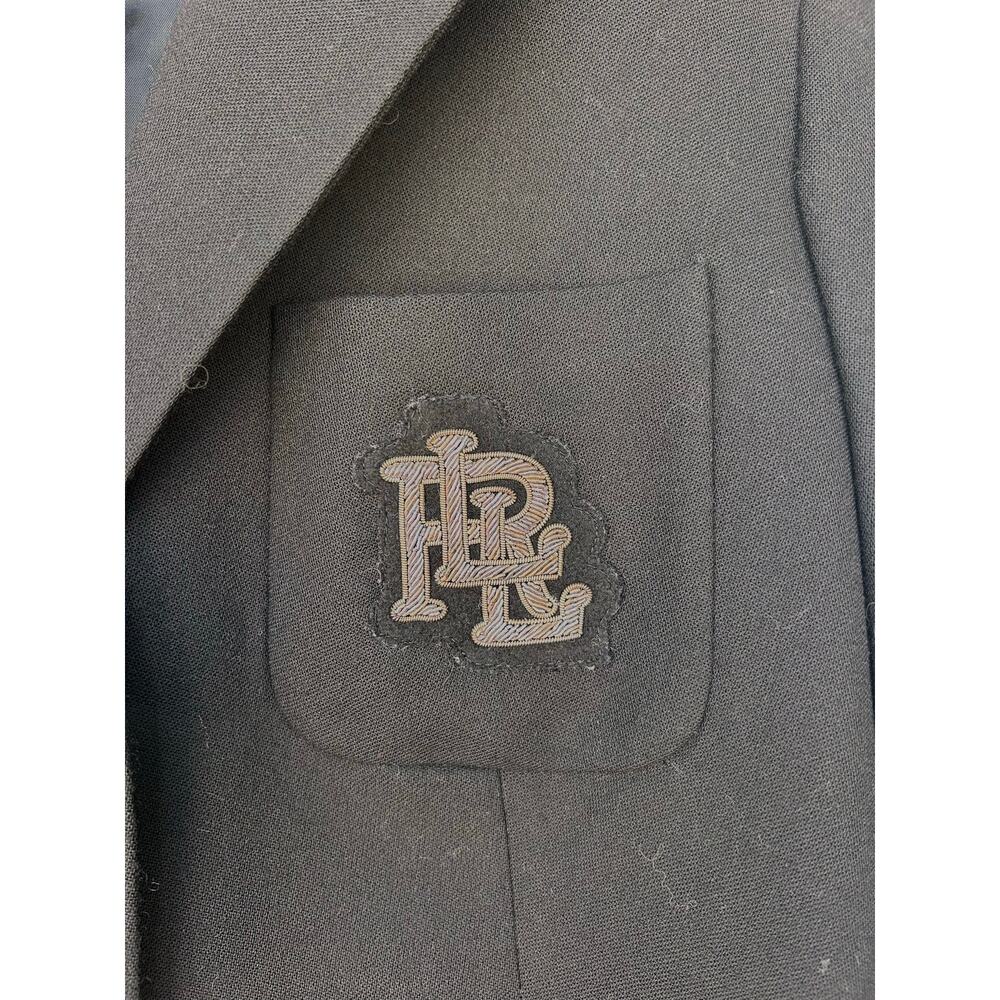 Ralph Lauren LRL Emblem Fitted Blazer Jacket Blazer Preppy 4 Petite Wool - Picture 5 of 7